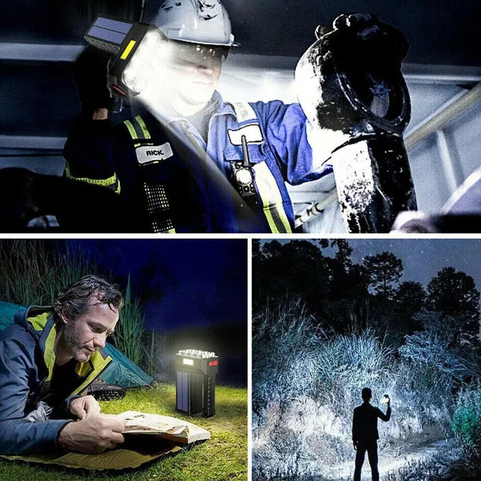 Avtoit | Solar LED Flashlight – Waterproof, powerful handheld spotlight with lithium battery