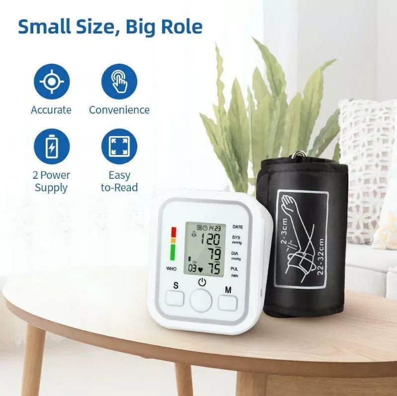 Avtoit | Digital Blood Pressure Monitor | Fully Automatic, Intellisense Technology & Memory Function for Home and Travel Use