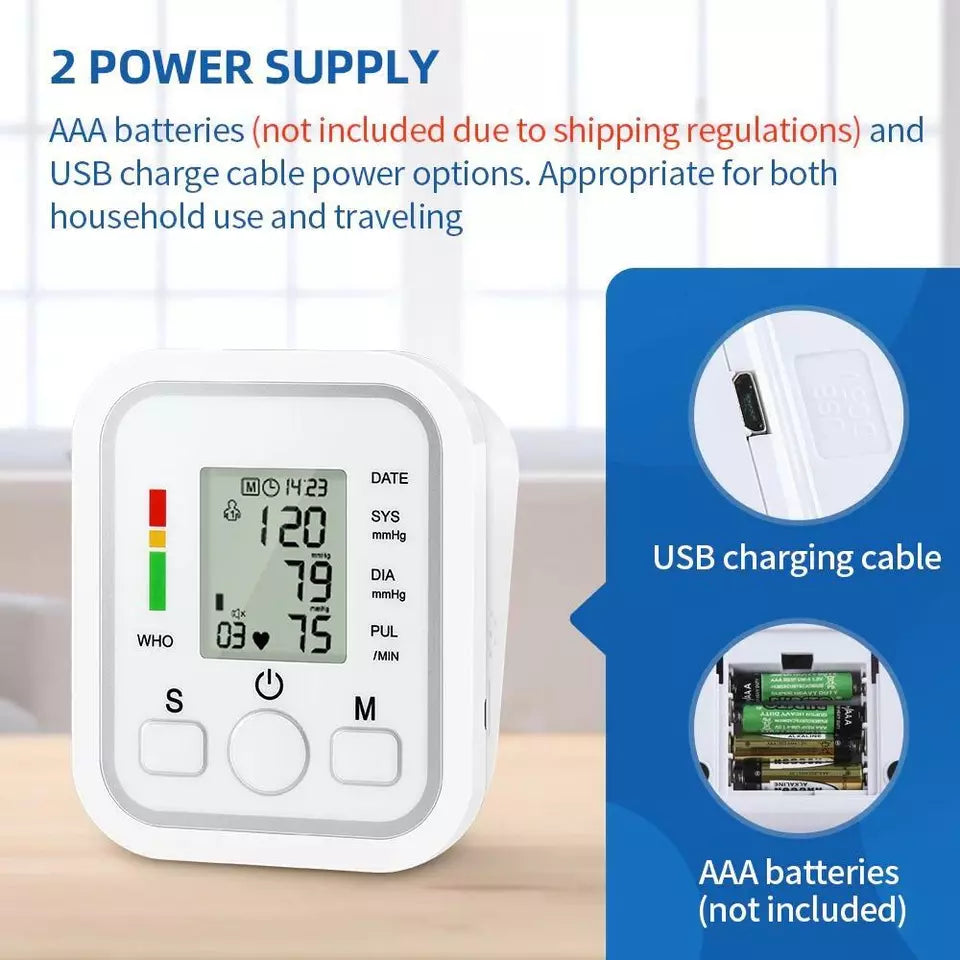 Avtoit | Digital Blood Pressure Monitor | Fully Automatic, Intellisense Technology & Memory Function for Home and Travel Use