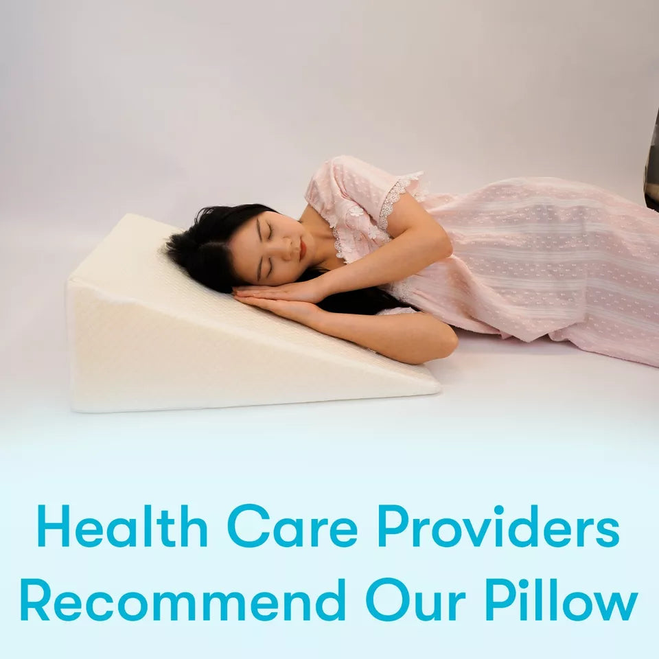 Avtoit | Large Triangle Wedge Pillow | Adjustable Foam for Acid Reflux, Back Pain & Post-Surgery Recovery