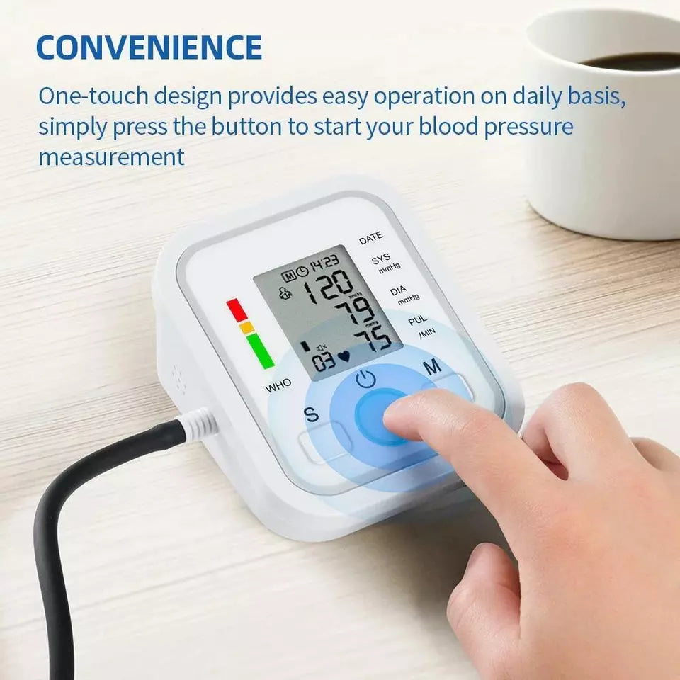 Avtoit | Digital Blood Pressure Monitor | Fully Automatic, Intellisense Technology & Memory Function for Home and Travel Use