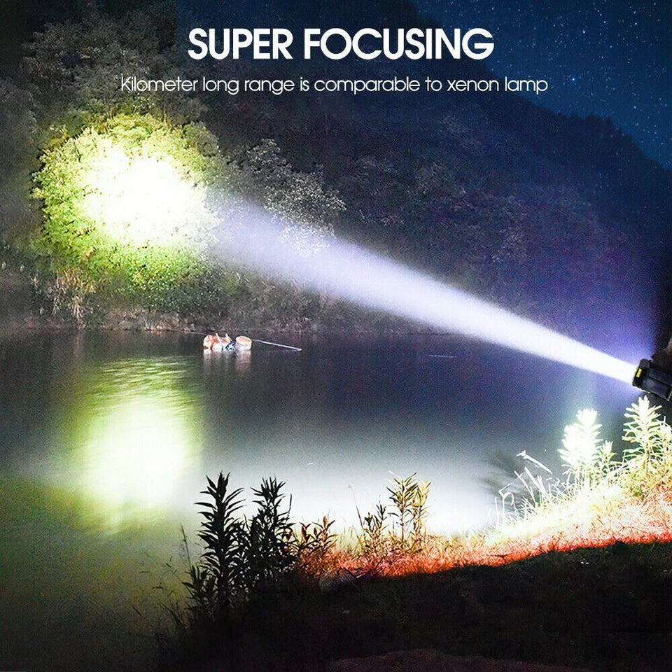 Avtoit | Solar LED Flashlight – Waterproof, powerful handheld spotlight with lithium battery