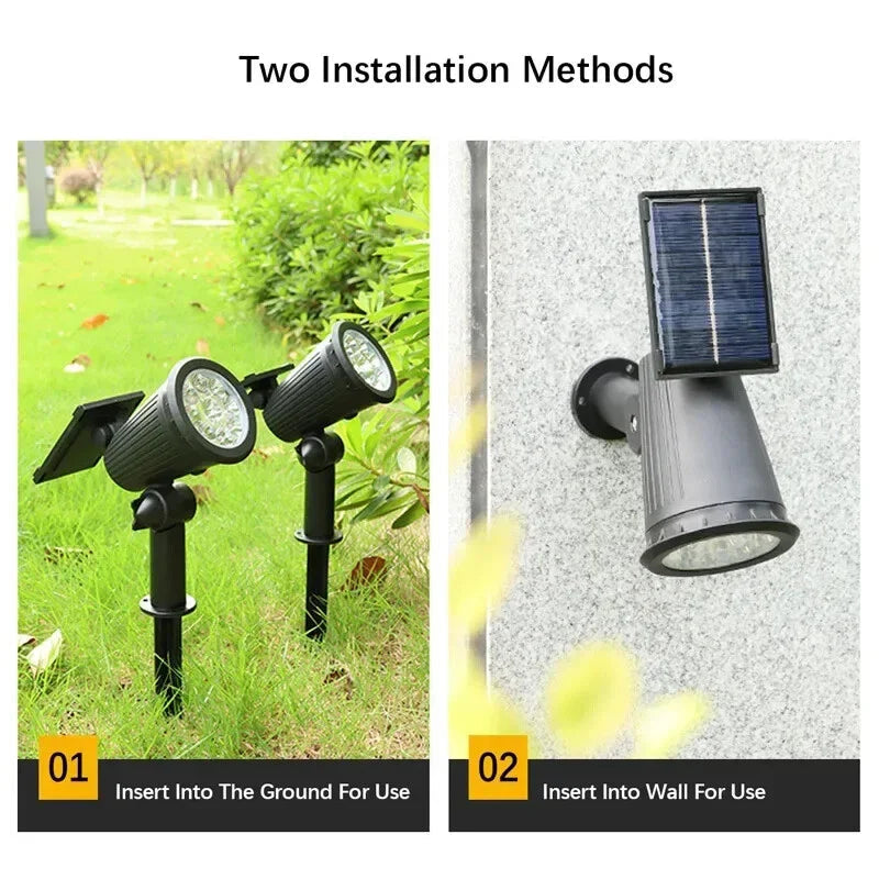 Avtoit | LED Solar Spotlight Lights for the Garden