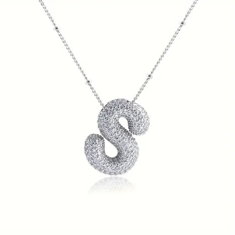 Avtoit | Alphabet-Diamond-Pendant-Necklace