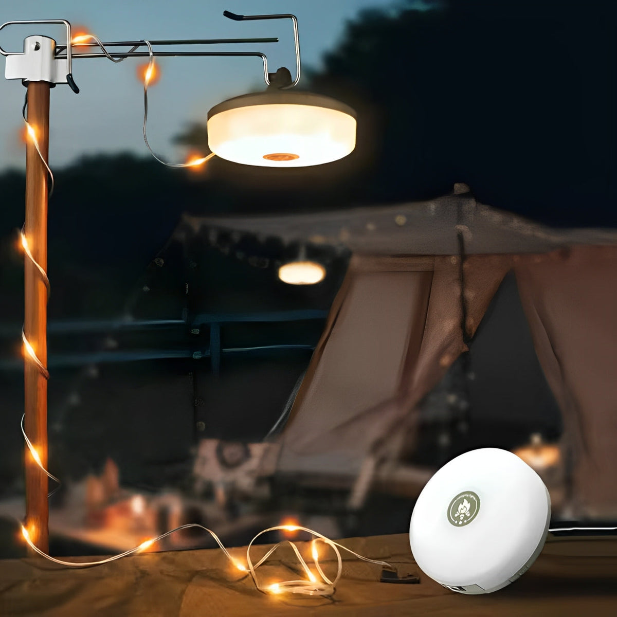 Avtoit | Portable LED Camping String Light – USB Rechargeable Waterproof Fairy Lights for Outdoor & Indoor Use (10m)