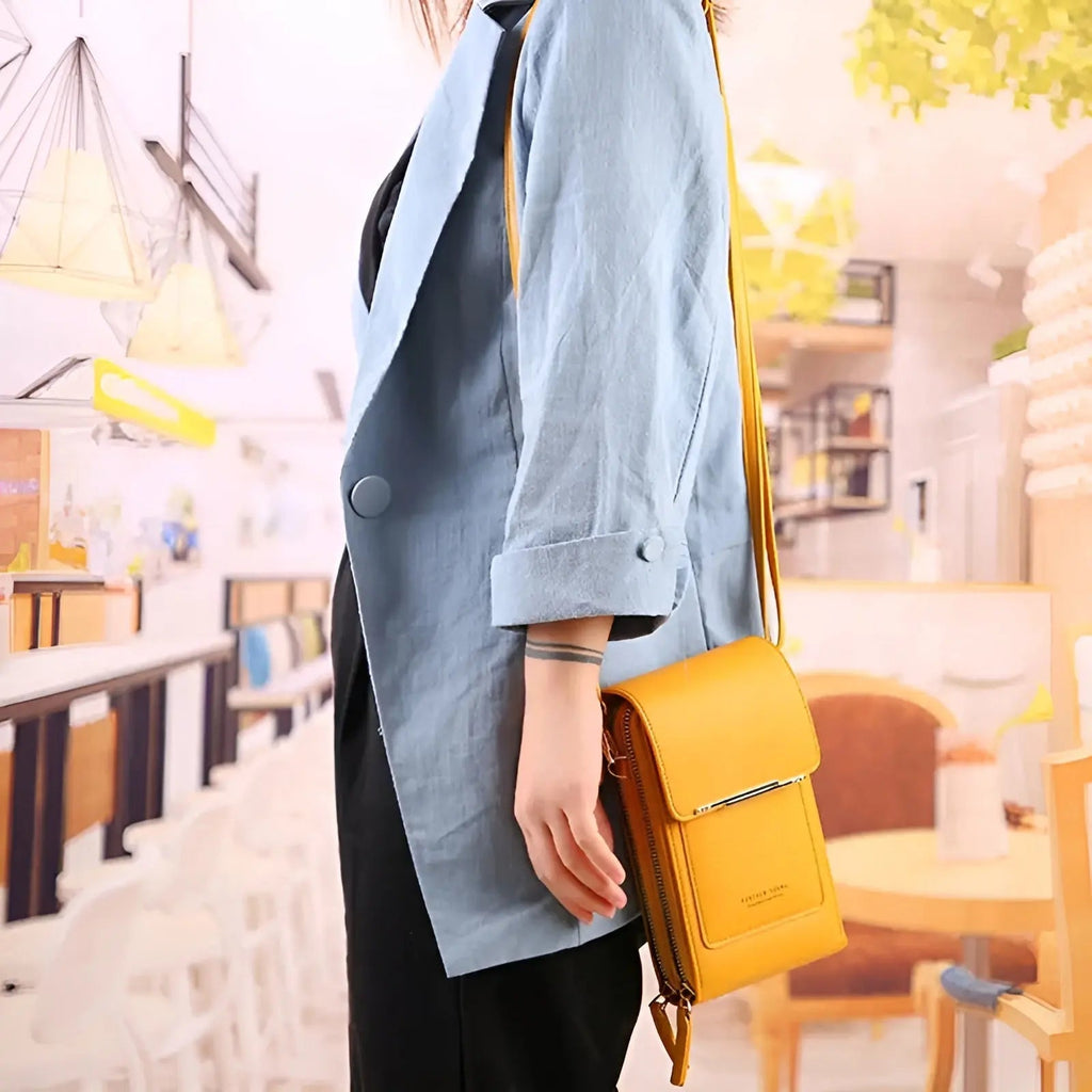 Avtoit | SafeTouch Shoulder Bag – Soft Leather with Anti-Theft Protection