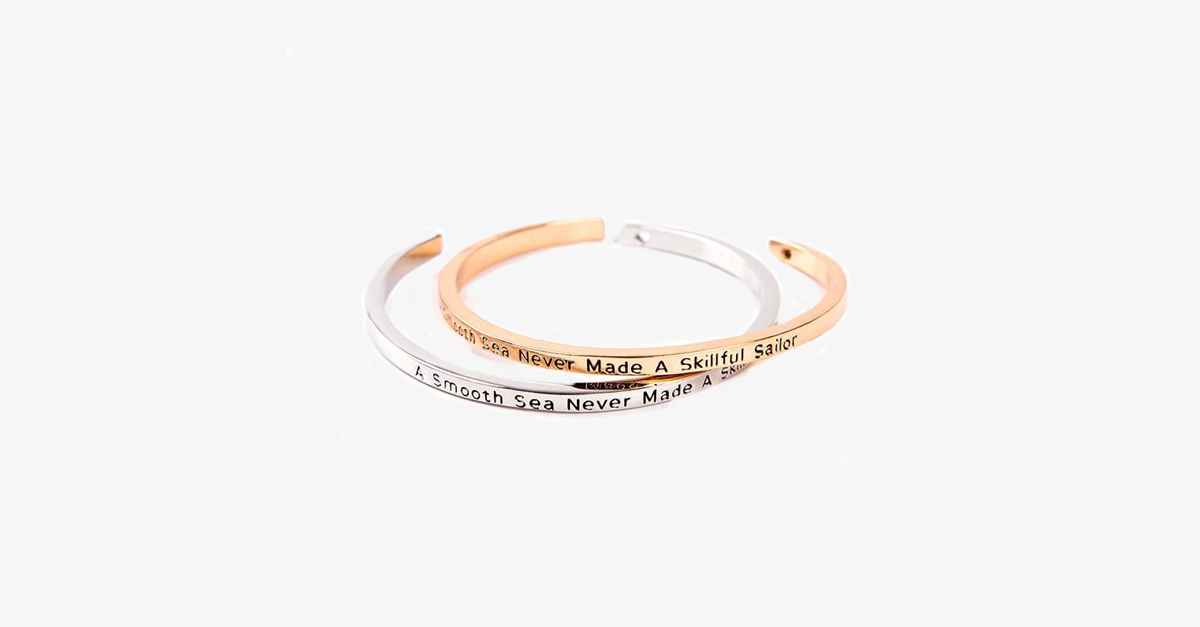 Avtoit | A calm sea has never made a skilled sailor Bracelet