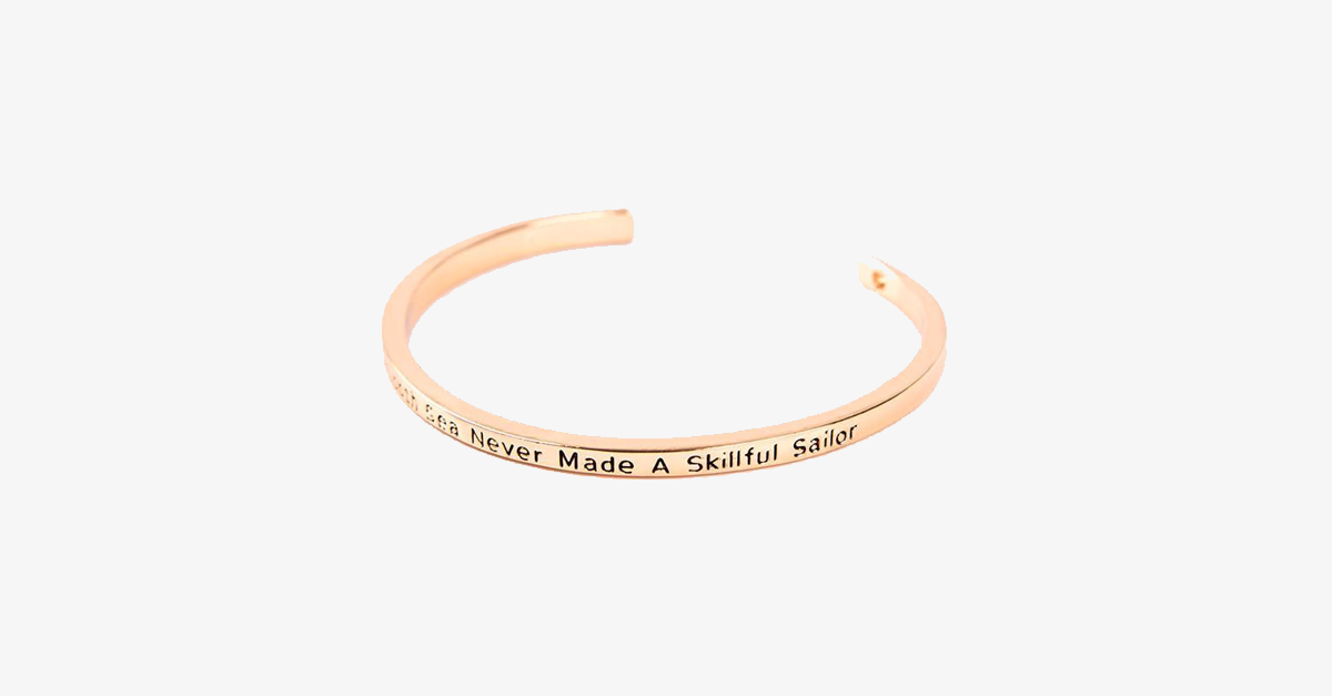 Avtoit | A calm sea has never made a skilled sailor Bracelet