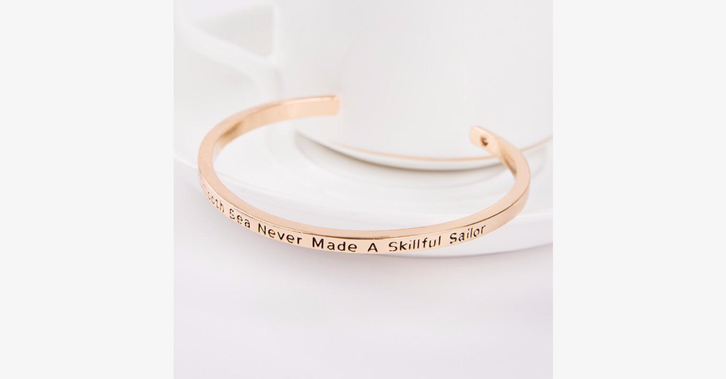 Avtoit | A calm sea has never made a skilled sailor Bracelet