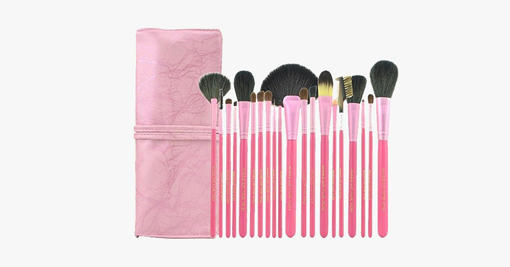 Avtoit | Salmon Makeup Brush Set with 20 Pieces – Complete Your Makeup Set