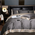 Avtoit | Satin Cotton Embroidered Bedding Set - Luxora