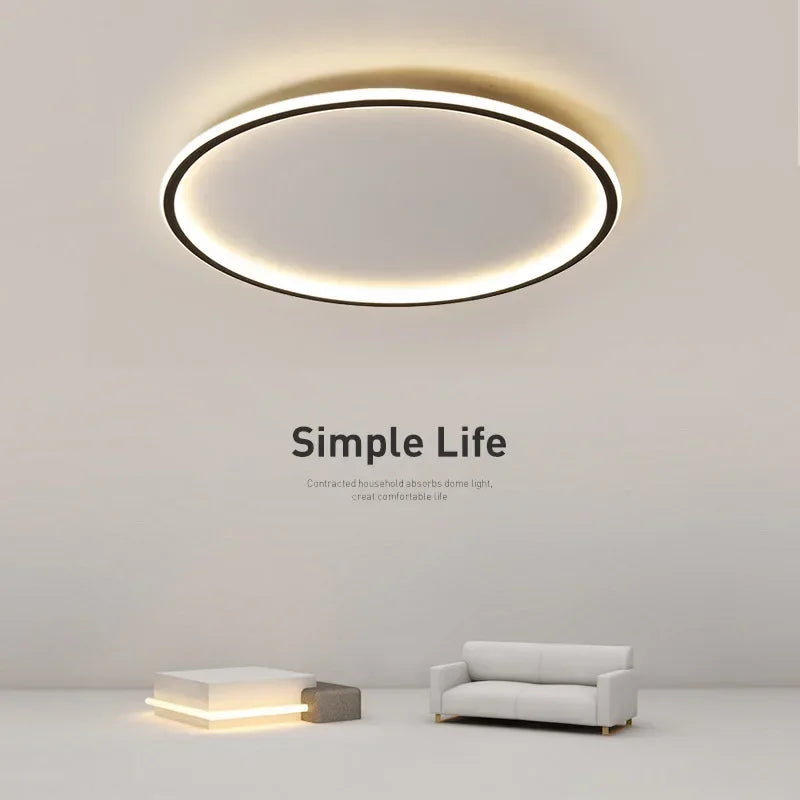 Avtoit | Scandinavian Round Ceiling Lamp - NordicGlow