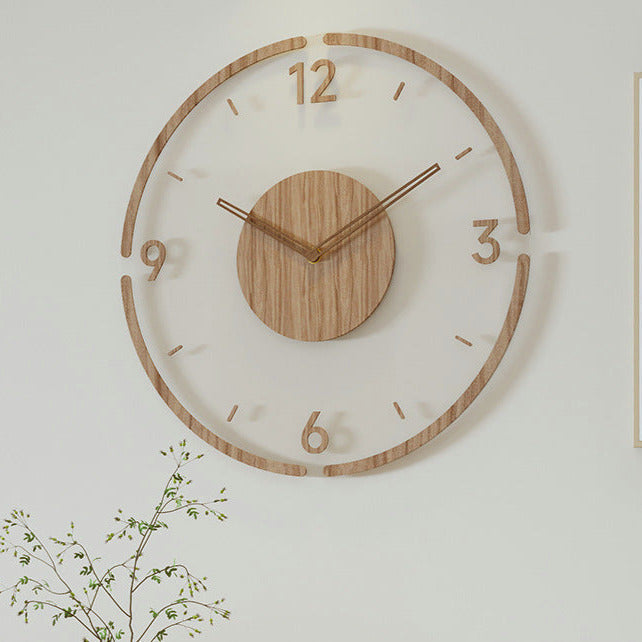 Avtoit | Scandinavian Style Wooden Wall Clock - WoodWave