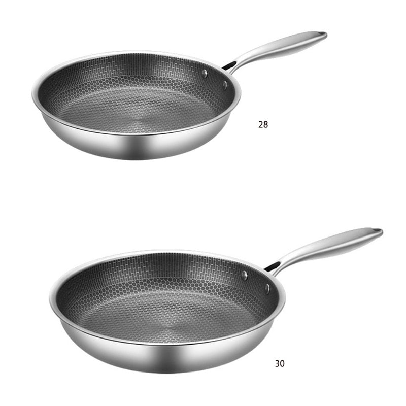 Avtoit | Scratch-resistant Stainless Steel Frying Pan with Non-stick Coating - ProCook Elite