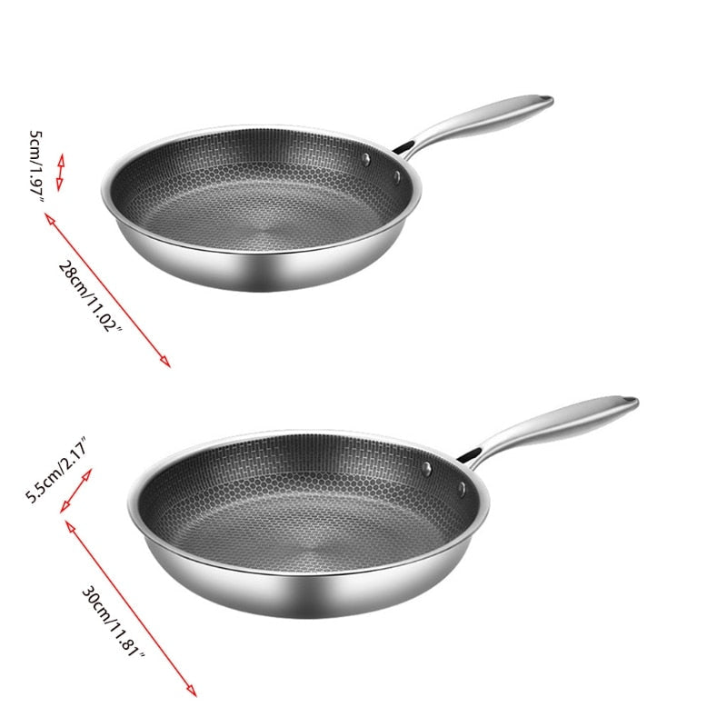 Avtoit | Scratch-resistant Stainless Steel Frying Pan with Non-stick Coating - ProCook Elite