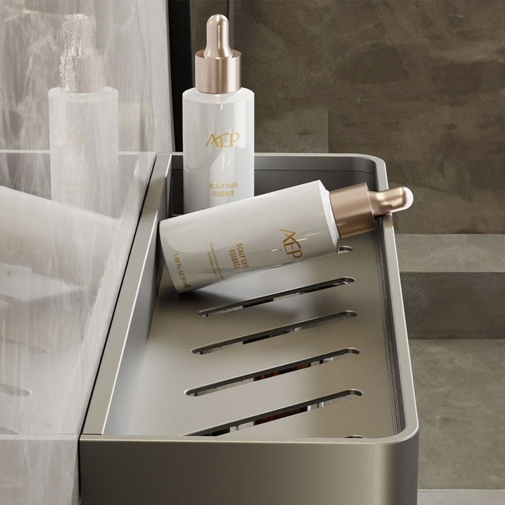 Avtoit | Contemporary, elegant bathroom shelves in gray