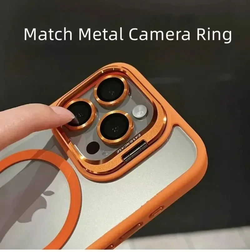 Avtoit | Shockproof Magnetic Phone Case with Glass Lens Guard & Stand – 1+1 FREE