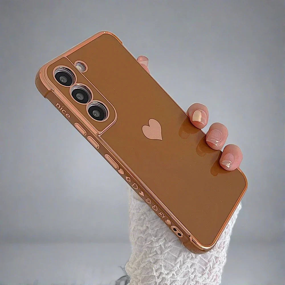 Avtoit | Samsung phone cases | Luxurious, shock-resistant, plated square case