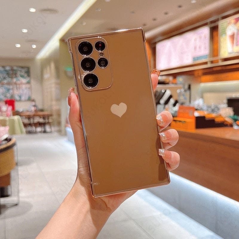 Avtoit | Samsung phone cases | Luxurious, shock-resistant, plated square case