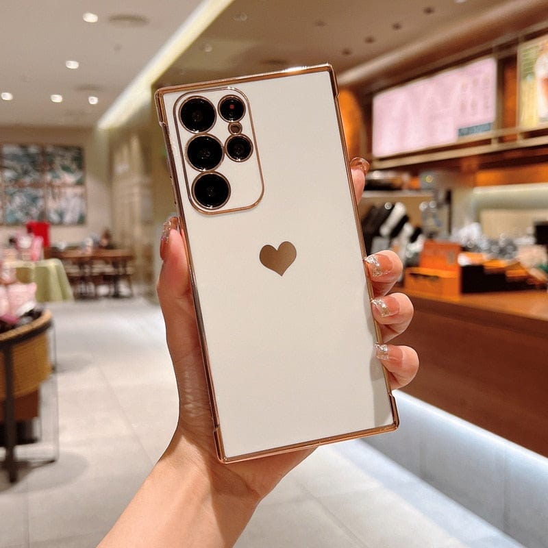 Avtoit | Samsung phone cases | Luxurious, shock-resistant, plated square case