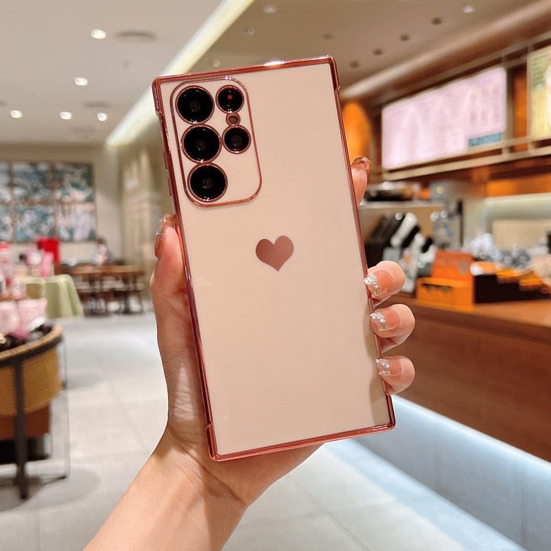 Avtoit | Samsung phone cases | Luxurious, shock-resistant, plated square case