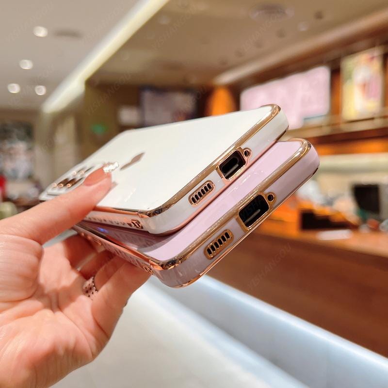 Avtoit | Samsung phone cases | Luxurious, shock-resistant, plated square case