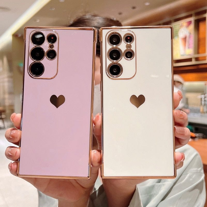 Avtoit | Samsung phone cases | Luxurious, shock-resistant, plated square case