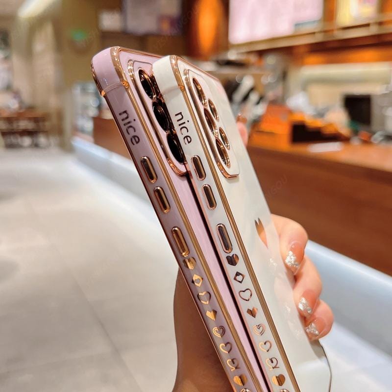 Avtoit | Samsung phone cases | Luxurious, shock-resistant, plated square case
