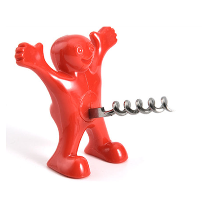 Avtoit | Happy Man Corkscrew - Bottle Opener, & Wine Stopper