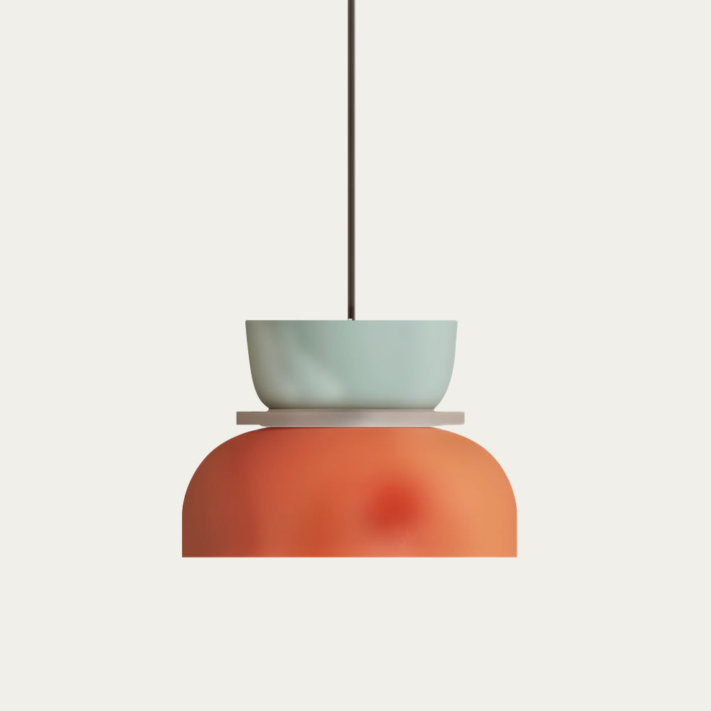 Avtoit | Nordic Color Block Pendant Light Fixture - Modern Hanging Lamp for Kitchen & Dining Room