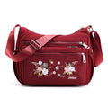 Avtoit | Embroidered Flower Shoulder Bag