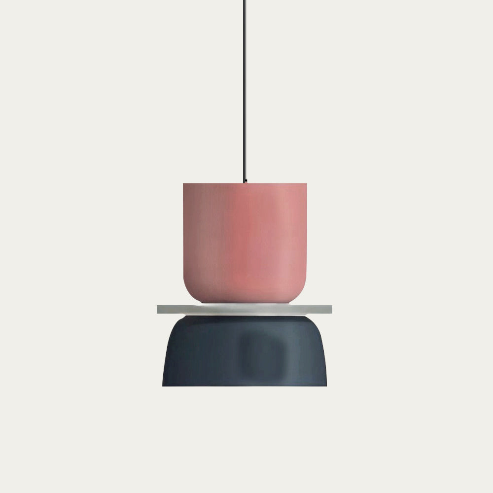 Avtoit | Nordic Color Block Pendant Light Fixture - Modern Hanging Lamp for Kitchen & Dining Room