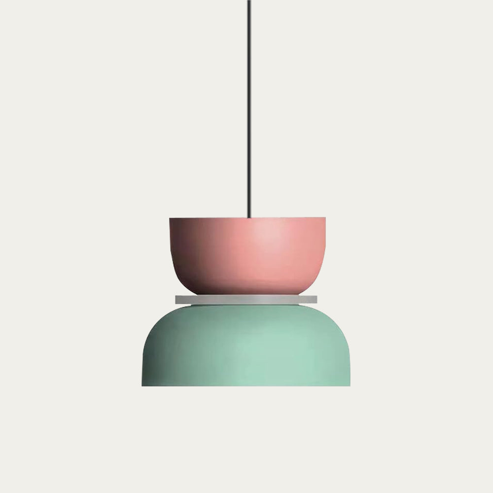 Avtoit | Nordic Color Block Pendant Light Fixture - Modern Hanging Lamp for Kitchen & Dining Room