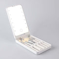 Avtoit | Travel makeup brush set with LED light mirror