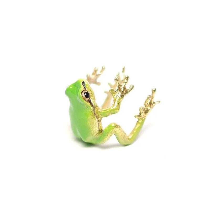 Avtoit | Latest-tree Frog Ring Earrings