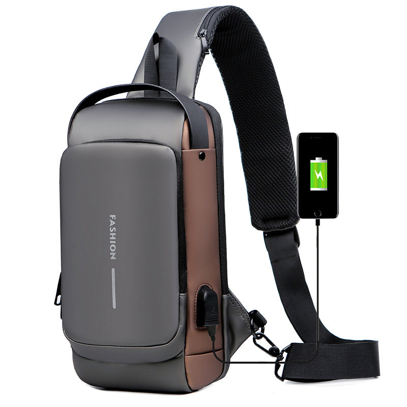 Avtoit | Theft-proof shoulder bag with USB charging port