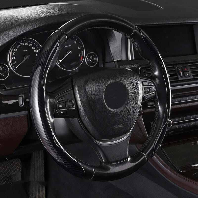 Avtoit | Universal Laser Carbon Fiber Pattern Steering Wheel Cover