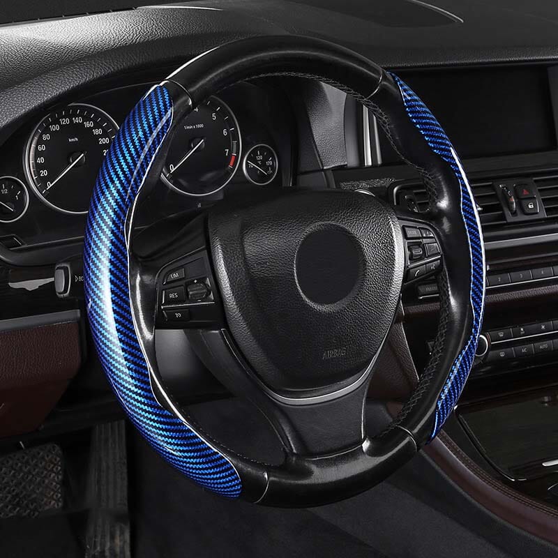 Avtoit | Universal Laser Carbon Fiber Pattern Steering Wheel Cover