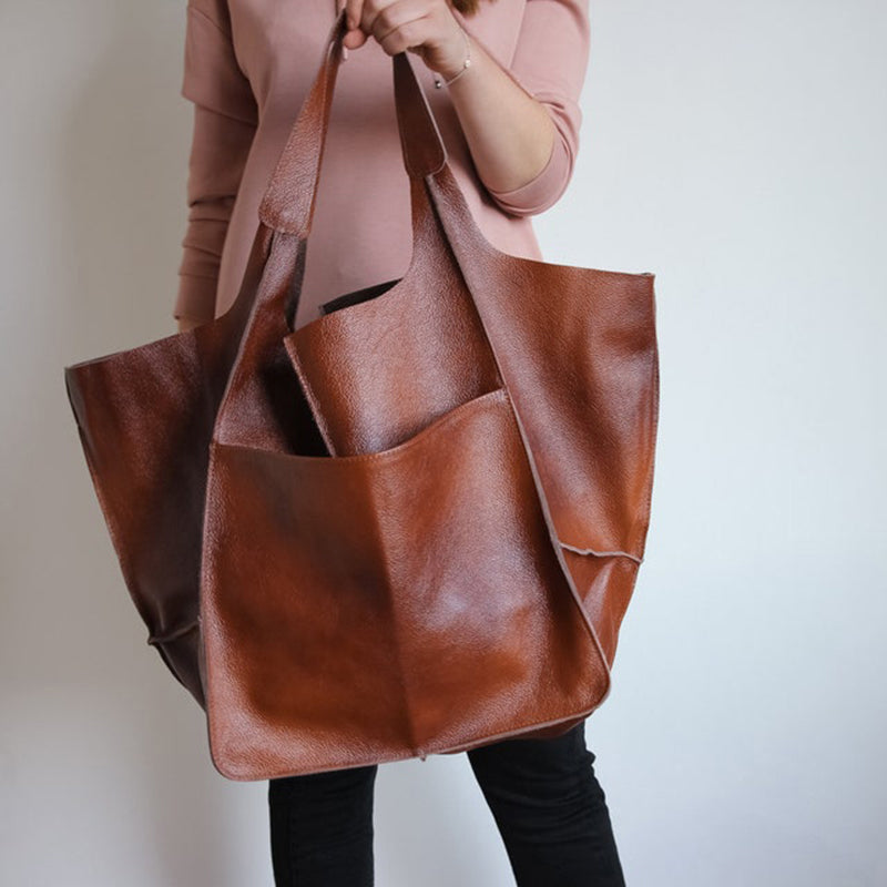 Avtoit | Oversized Leather Weekend Bags