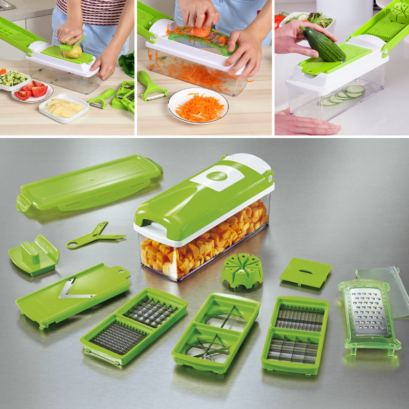 Avtoit | SlicePro 12-in-1 Multifunctional Vegetable Chopper