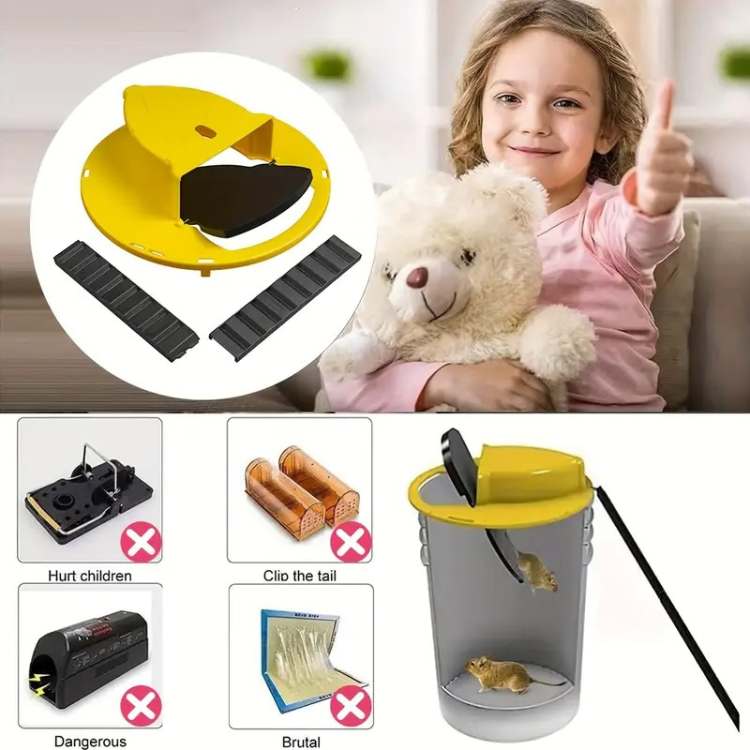 Avtoit | Smart Mouse Trap | Hands-Free, Safe for Families & Pets, Multiple Capture Design for Effective Rodent Control