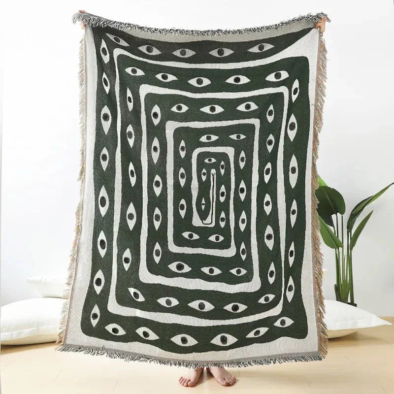 Avtoit | Snake Eye Design Sofa Blanket