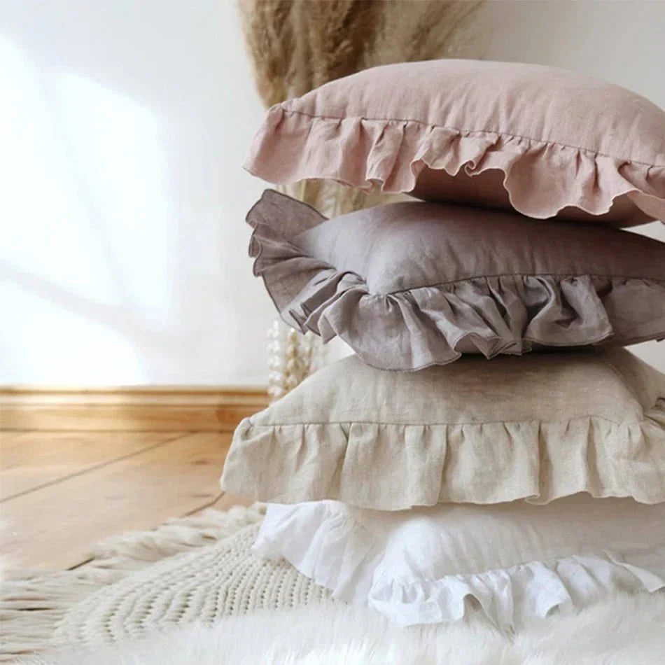 Avtoit | Soft Linen Ruffle Pillowcase