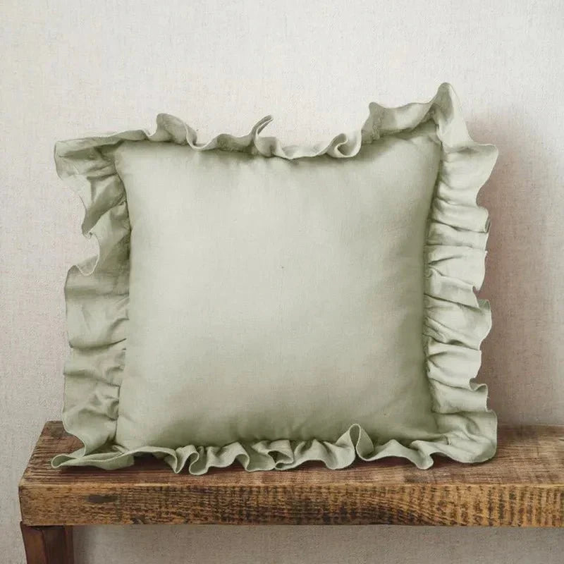 Avtoit | Soft Linen Ruffle Pillowcase