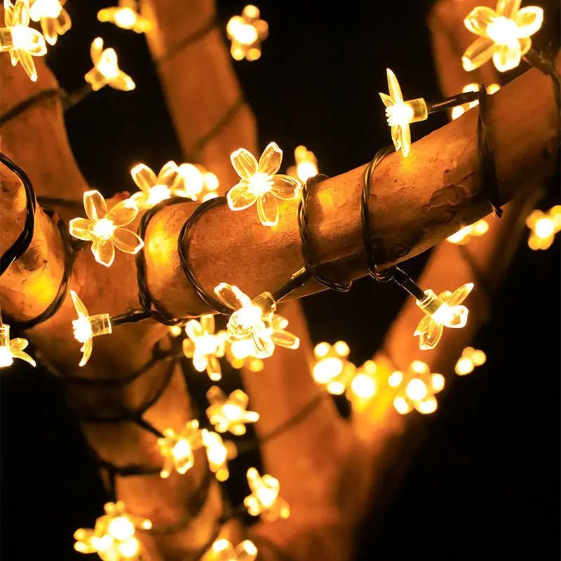 Avtoit | Solar Cherry Blossom String Lights – Waterproof Fairy Lighting for Gardens, Weddings, Parties, & Christmas Décor