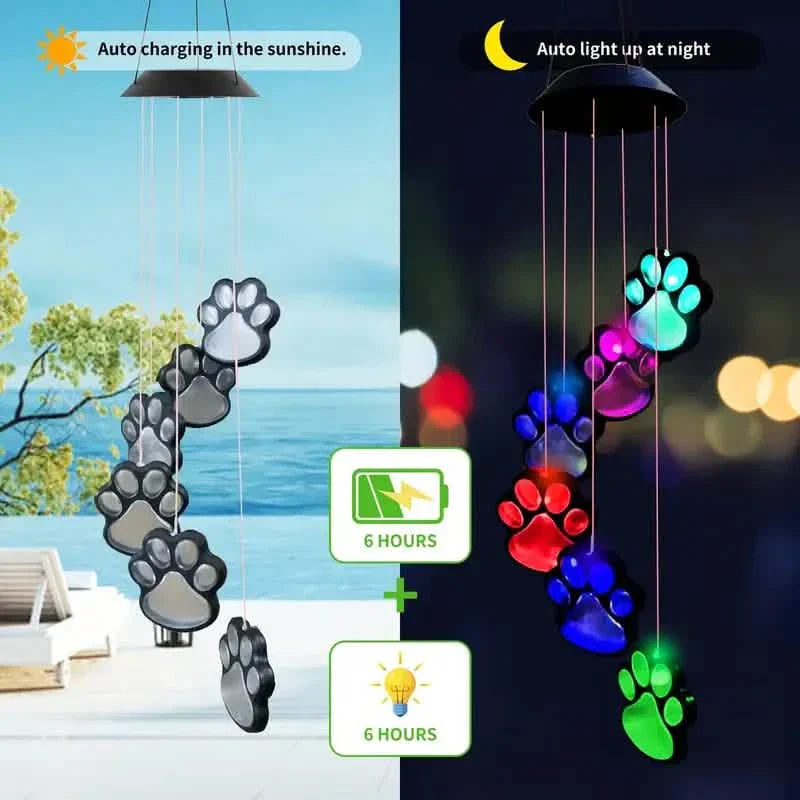 Avtoit | Solar Dog Claw Wind Chime Light