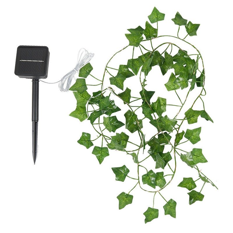 Avtoit | IvyGlow Solar Light Chain Ivy | Waterproof | LED Mood Light for Garden & Balcony | Decor for Outdoor Areas