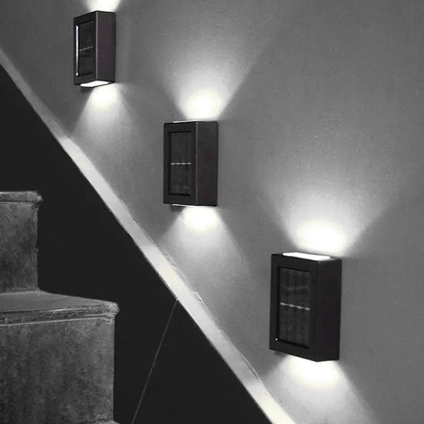 Avtoit | Wireless LED Solar Wall Lights Deluxe | Efficient and Cost-Saving Outdoor Lighting