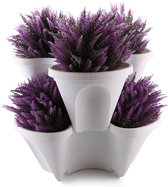 Avtoit | Space-saving Stackable Plant Pots - StrawberryStack