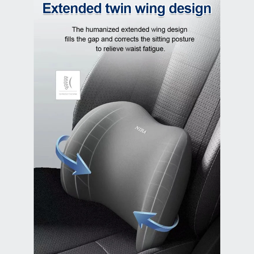 Avtoit | [Creative gift] Neck and waist pillow for the car headrest
